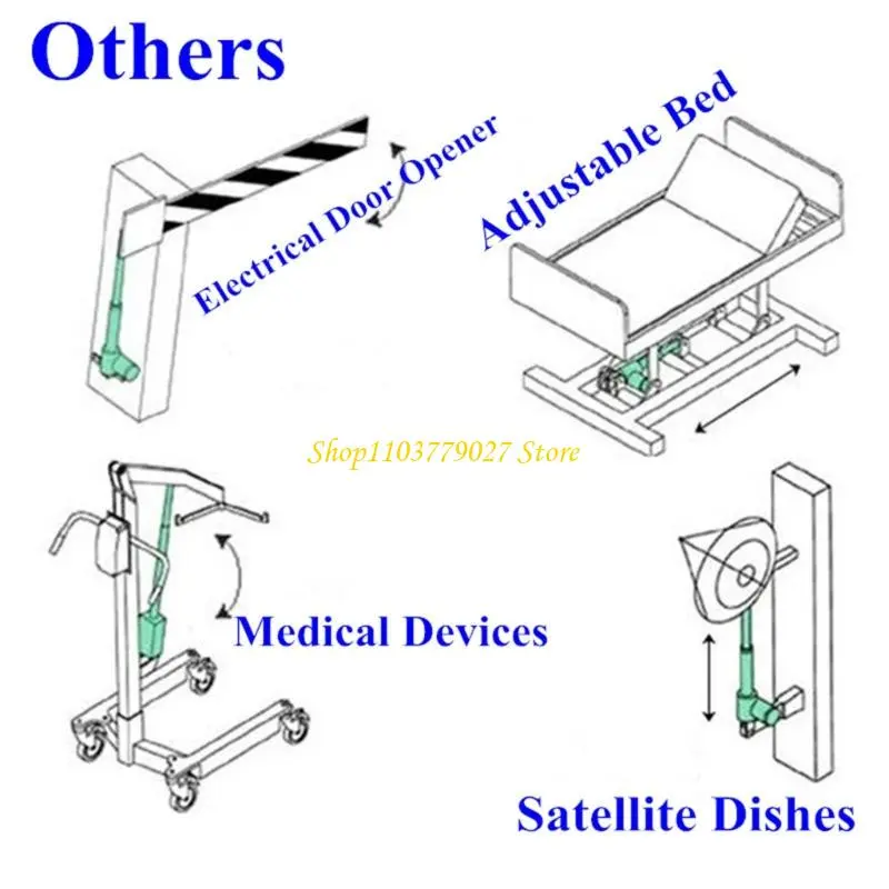 C4DF Brushed Motor Electric Recliner Switches Curtain Remote Control Transmitters Electric Recliner Controllers Easy to Use