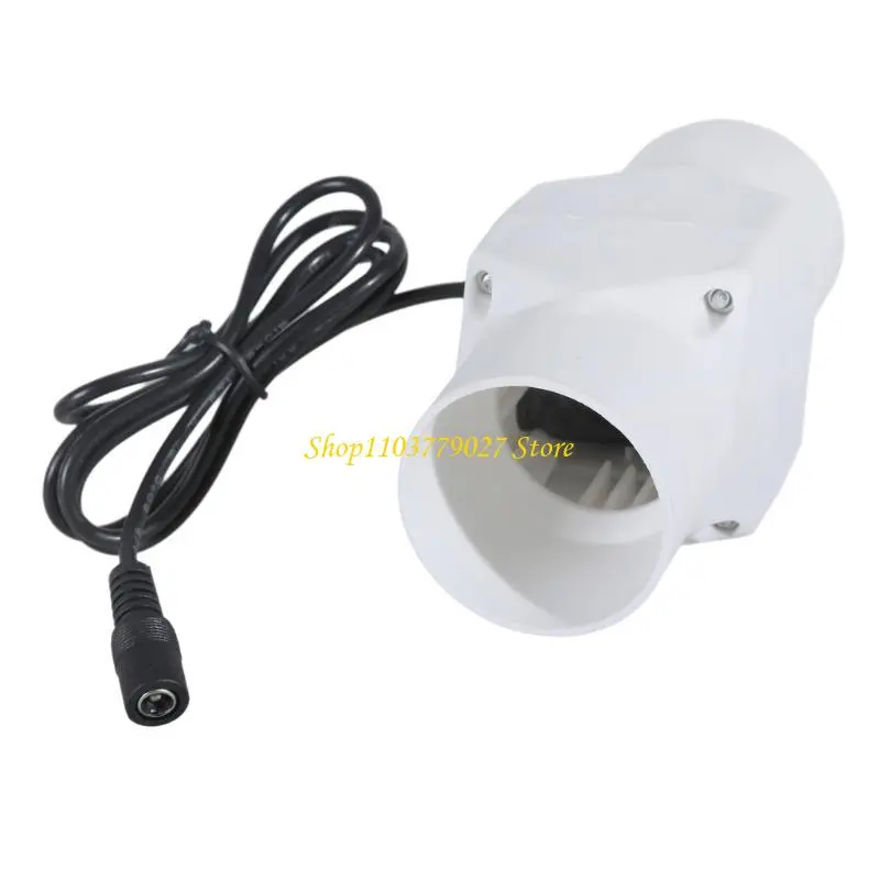 C4DF Easy Installs Inlines Pipe Exhaust Duct Fan for Internet Cafes and Cinemas