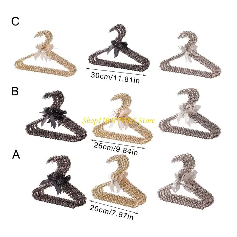 C4DF 5pack Multifunctional Small Clothes Hanger Dog Clothes Drying Rack Cats Hangers for Organized Wardrobes