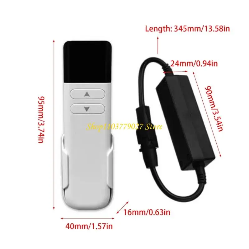 C4DF Brushed Motor Electric Recliner Switches Curtain Remote Control Transmitters Electric Recliner Controllers Easy to Use