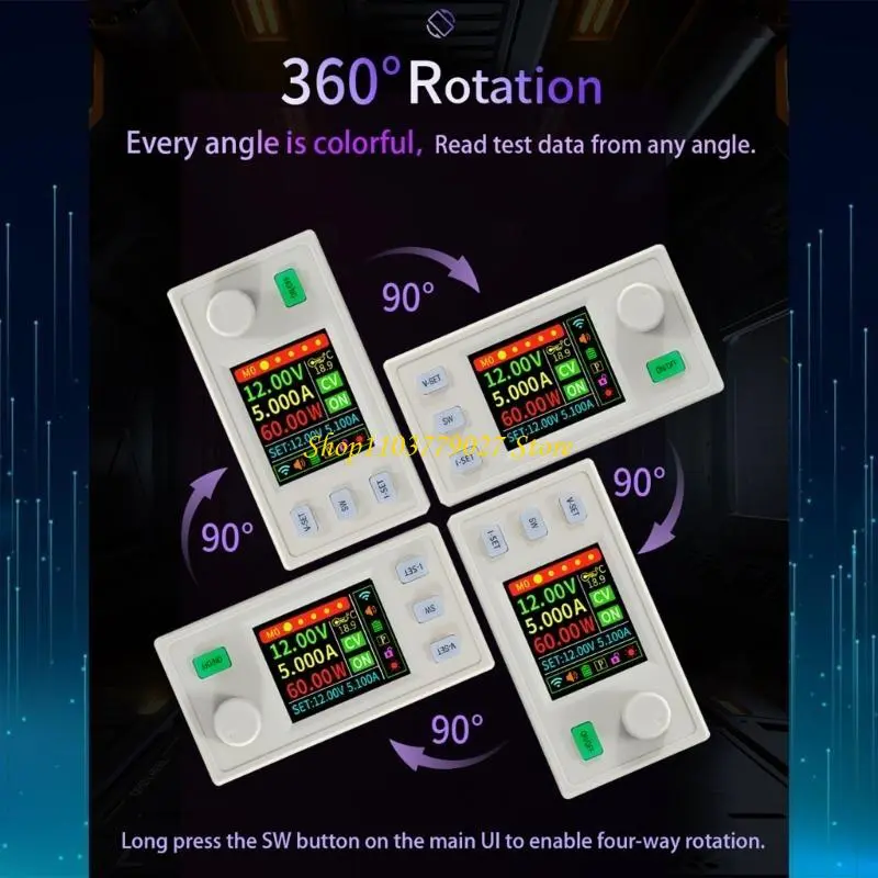 C4DF Regulated Power Supply Converter 0~40V 120W Step Down Stabilized Voltages Current Regulator Step Down Module Enduring
