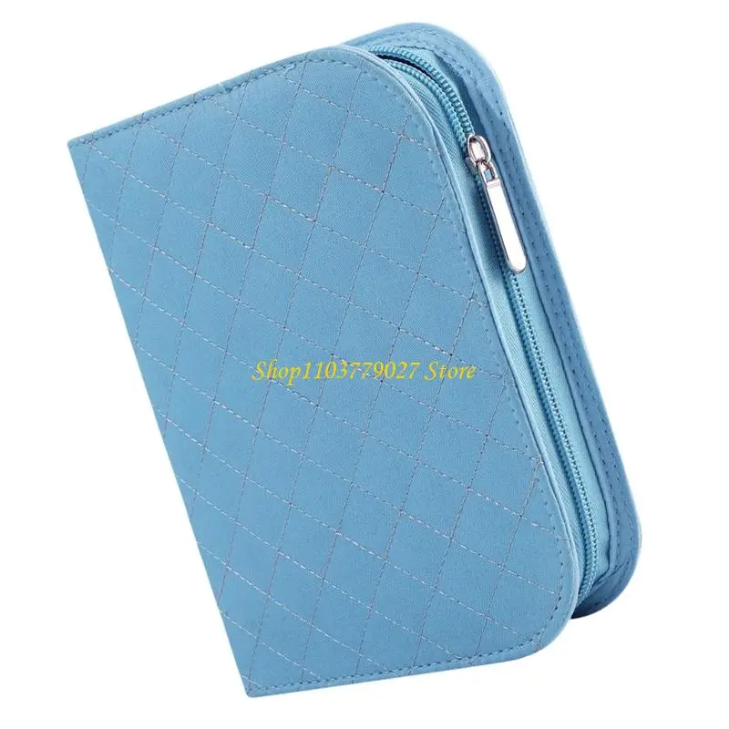 C4DF Crochet Hook Case Empty Crochet Needle Case Crochet Organiser Storage Bag Portable Sewing Supplies Organiser Case