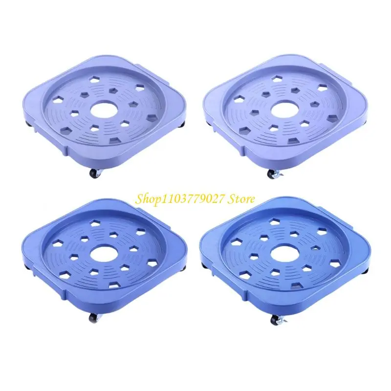 C4DF Set of 2 Sturdy Propanes Bottle Base With Locking Wheel Sturdy Frame Multifunctional Designs for Home Workshop