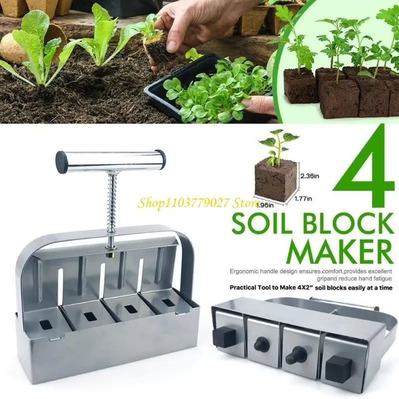 C4DF Manual  Tool with Comfortable Holding  Versatile Seedling Tool Upgrades for Effortless Planting in Diverse Setting