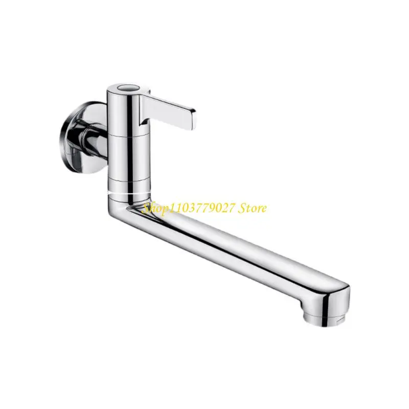 C4DF Ergonomic Handle Sturdy Brass Materials Faucet for Comfortable Everyday Use