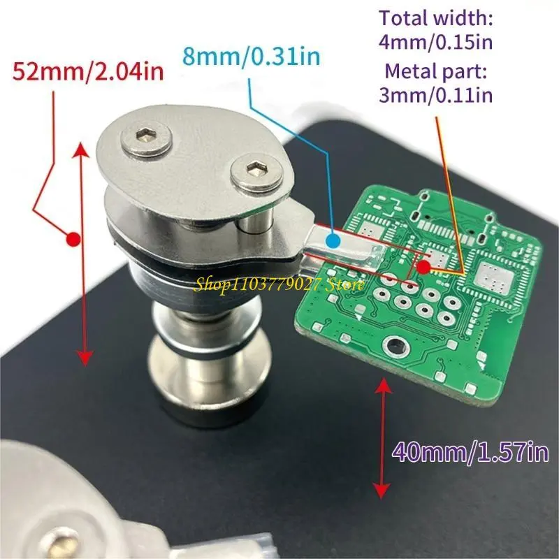 C4DF Welding Small PCB Clip Fixing Motherboard Components Spring Clamp Motherboard Fixing Clip Easy to Use