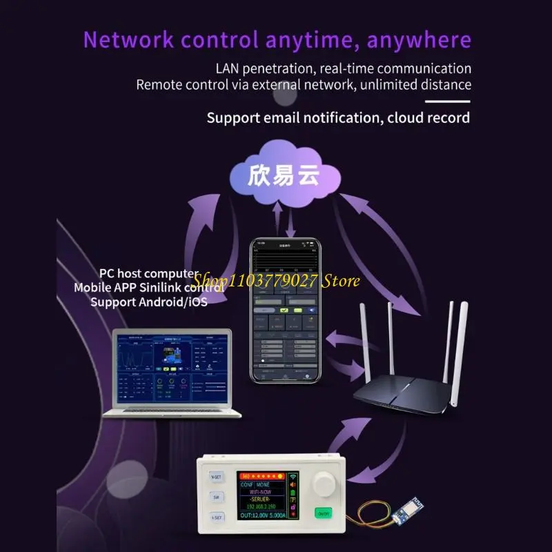 C4DF Regulated Power Supply Converter Step Down Stabilized Voltages Current Regulator