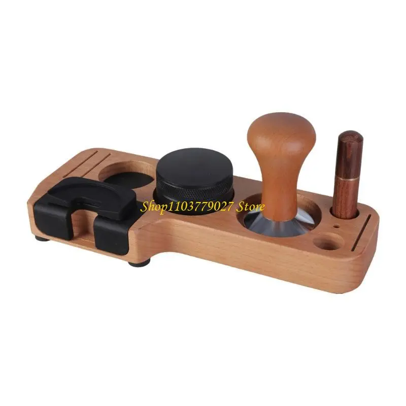 C4DF Espresso Accessories Set Practical Coffee Tamper Distributor and Coffee Tamper for Cafes Shop and Home Use