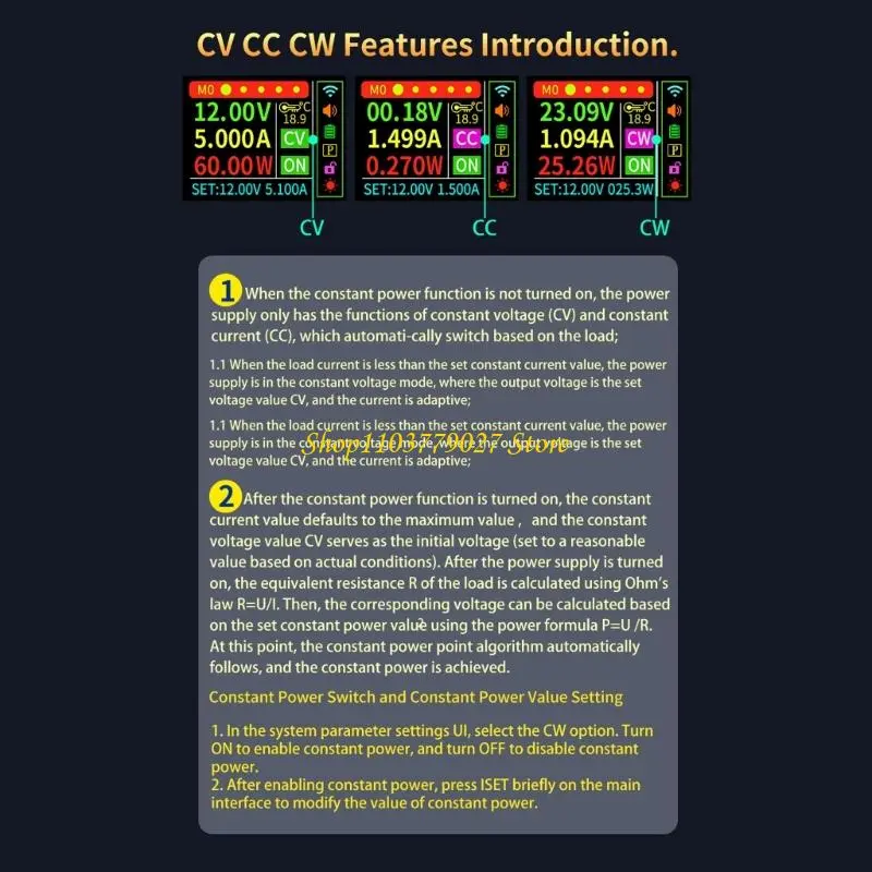 C4DF Regulated Power Supply Converter Step Down Stabilized Voltages Current Regulator