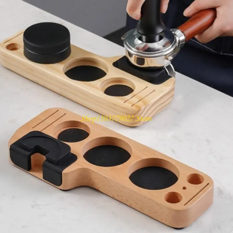 C4DF Espresso Accessories Set Practical Coffee Tamper Distributor and Coffee Tamper for Cafes Shop and Home Use