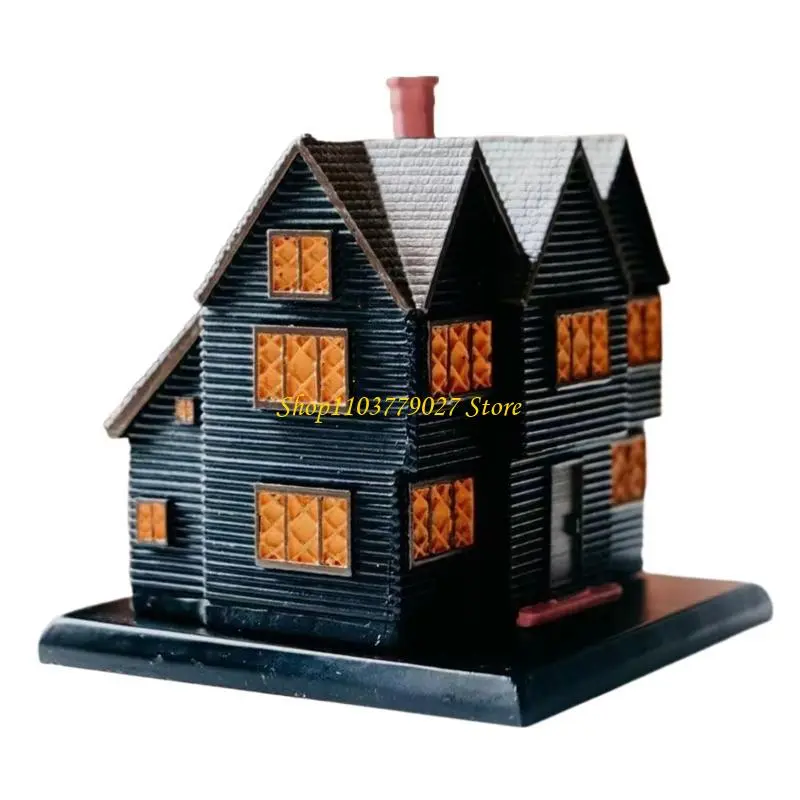 C4DF Witches House Incenses Burners Resins Incenses Burners for Halloween Party Decoration