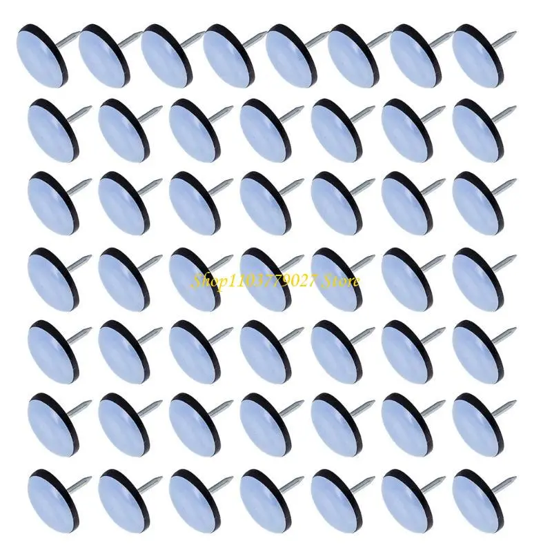 C4DF 20Pcs Portable Furniture Leg Sliders With Screws Designs Easy Installion for Tables Chairs Sofas Protecting Floor