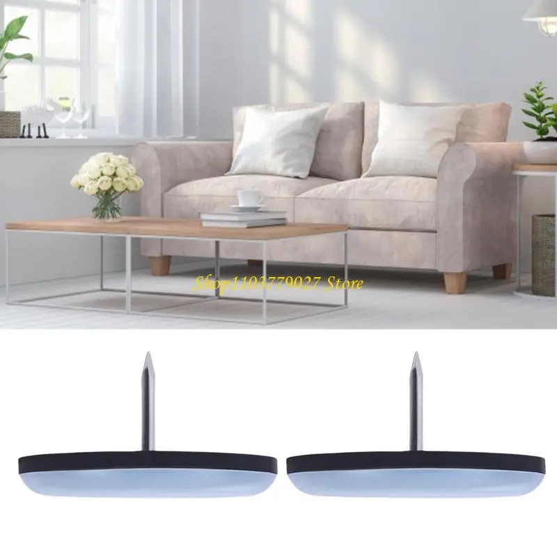 C4DF 20Pcs Portable Furniture Leg Sliders With Screws Designs Easy Installion for Tables Chairs Sofas Protecting Floor