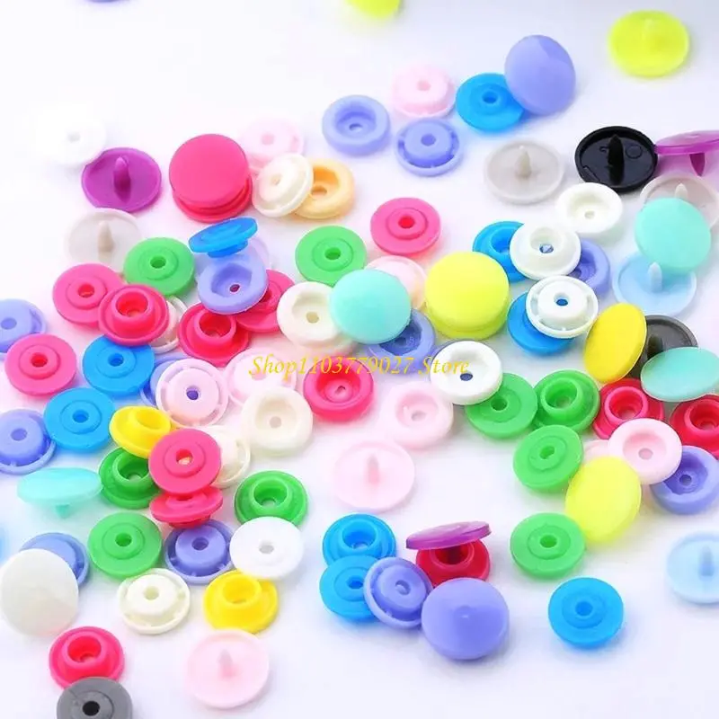 C4DF 12mm Button for Sewing 1000Sets Colorful Resin Fasteners for Clothing
