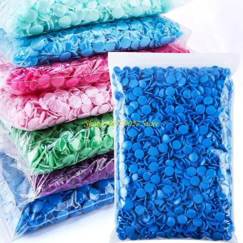 C4DF 12mm Button for Sewing 1000Sets Colorful Resin Fasteners for Clothing