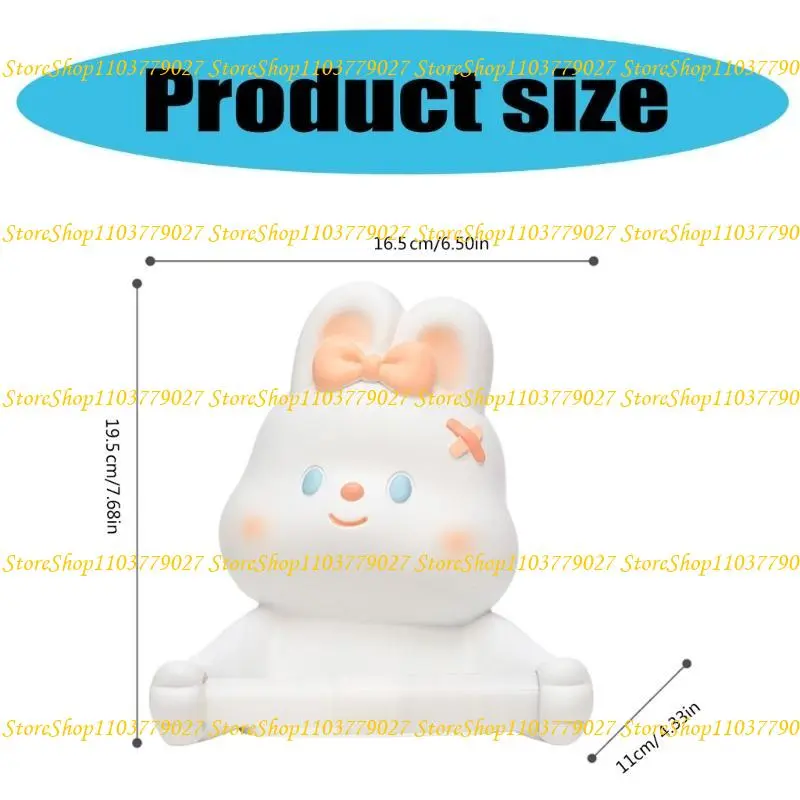 C4DF Lovely Rabbit Toilet Paper Holder Tissue Roll Holder Bathroom Accessories