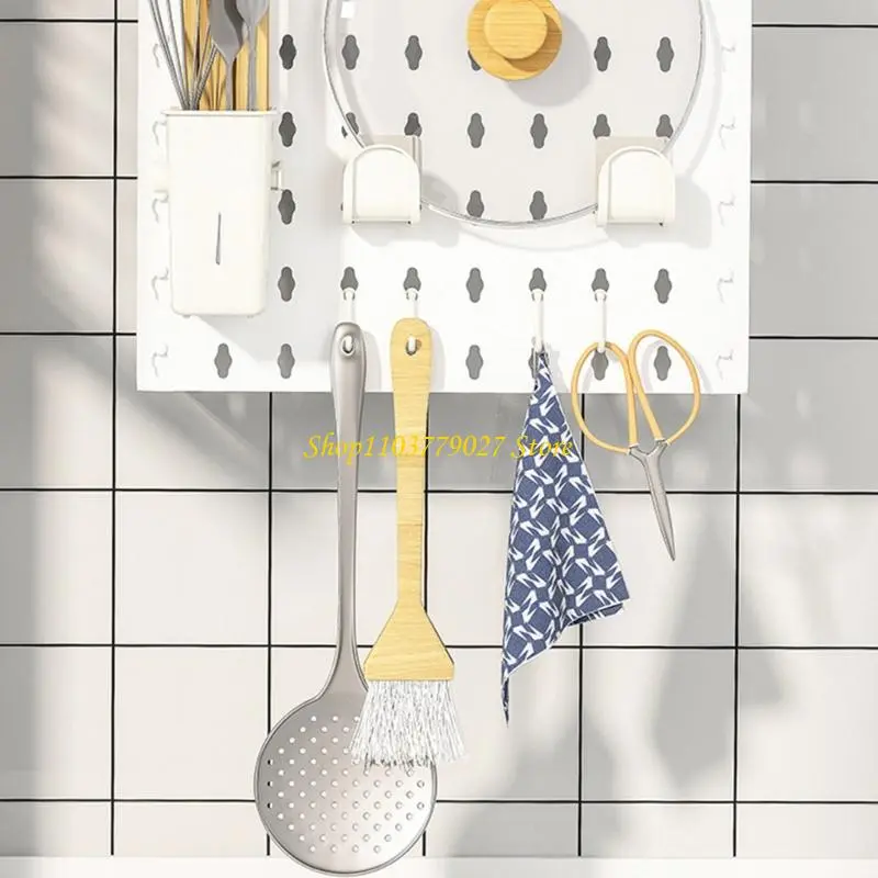 C4DF Multipurpose Adhesive Wall Shelf For Bathroom Kitchen Storage Without Damage ABS Pipe Cover Organizers Daily Use