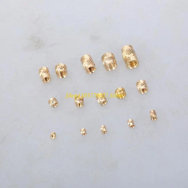 C4DF Brass Knurled Inserts 335/360pcs for Professional and Plastic Projects