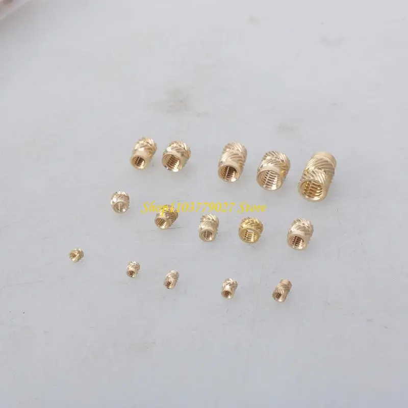 C4DF Brass Knurled Inserts 335/360pcs for Professional and Plastic Projects