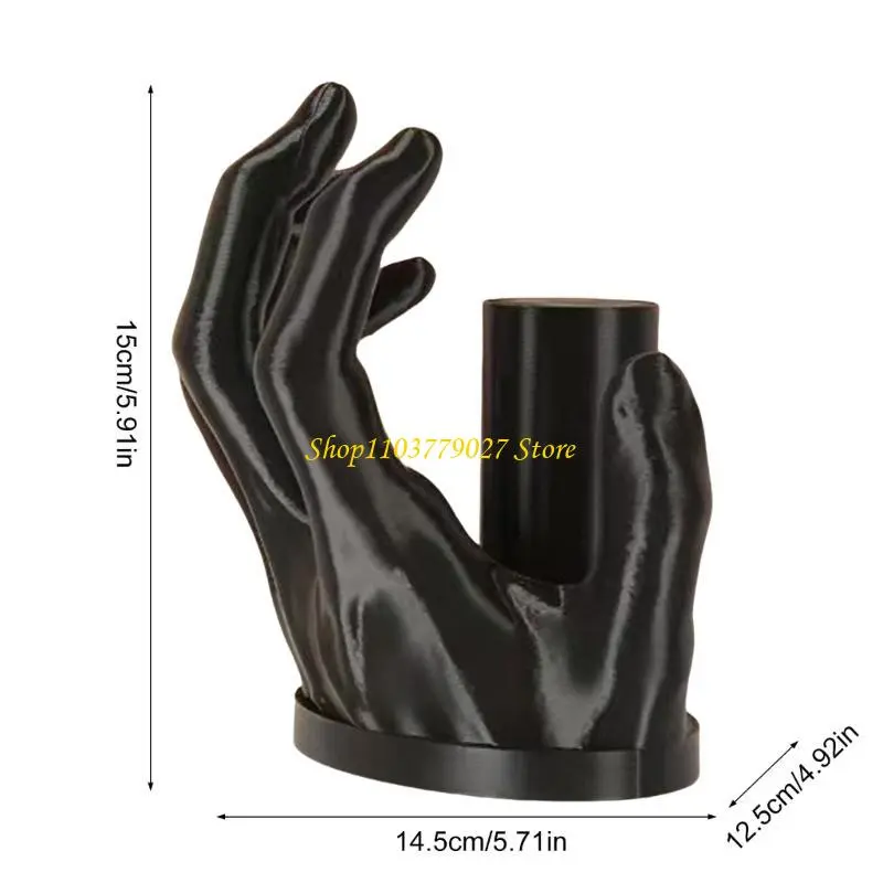 C4DF Wall Mounted Toilet Paper Holder Toilet Paper Holder Hand Shaped Toilet Paper Roll Holder for Bathroom,Washroom,Kitchen