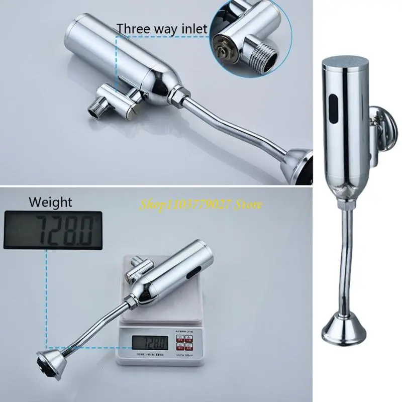 C4DF Infrar Intelligents Toilet Flush Valves Brass Sensors for Bathrooms Accessory