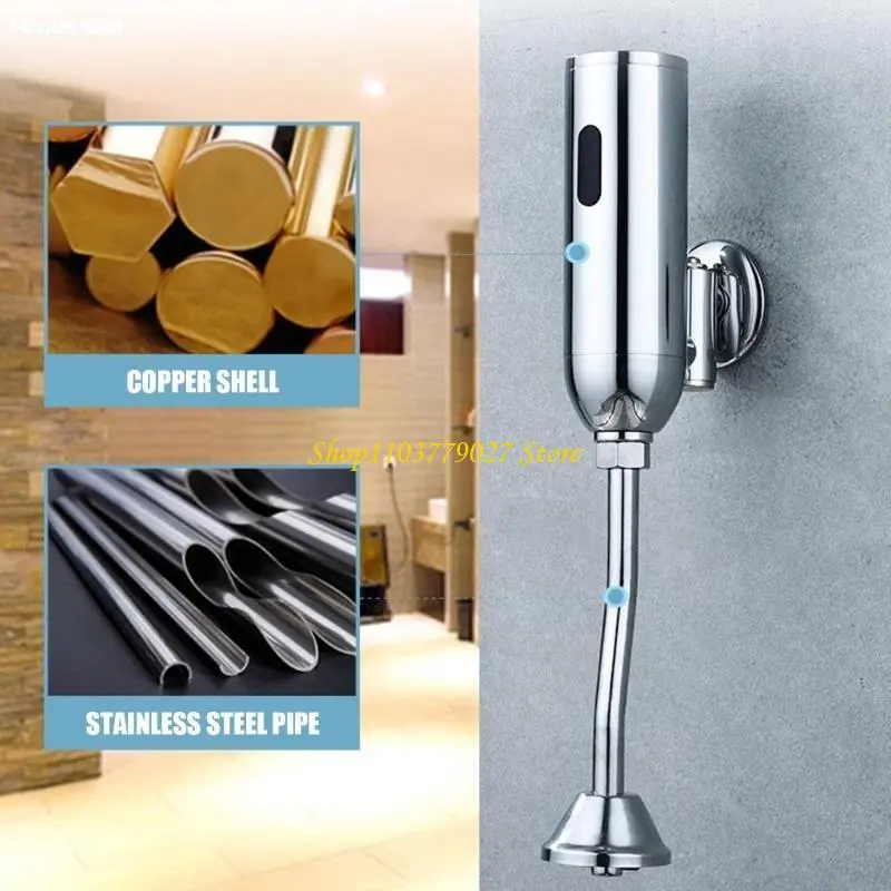 C4DF Infrar Intelligents Toilet Flush Valves Brass Sensors for Bathrooms Accessory