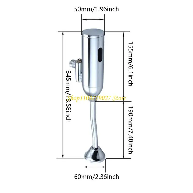 C4DF Infrar Intelligents Toilet Flush Valves Brass Sensors for Bathrooms Accessory