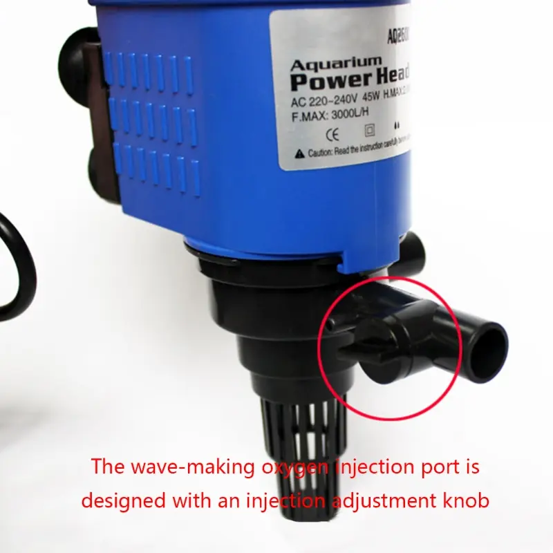 Y1UB 8-45W 3 IN 1 Quiet Water for Aquarium Fish for Tank Pumping for Quiet Filtration