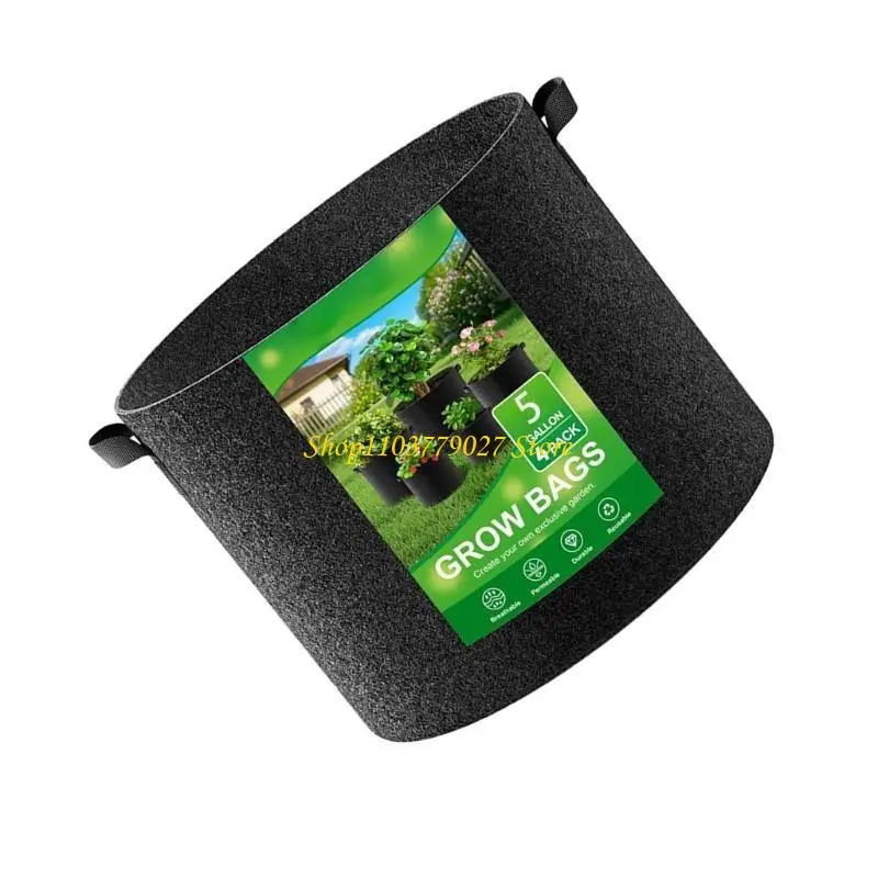 C4DF Premium Fabric Planting Bags Thickened Materials Gardening Pots Drainage Design