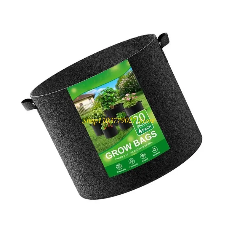 C4DF Premium Fabric Planting Bags Thickened Materials Gardening Pots Drainage Design