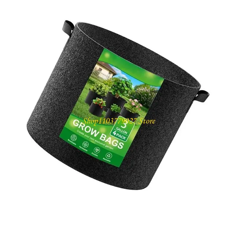 C4DF Premium Fabric Planting Bags Thickened Materials Gardening Pots Drainage Design