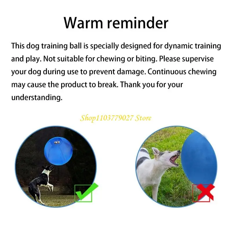 C4DF Dog Herding Ball Interactive Inflatable Toy For Dog Encouraging Exercise and Outdoor Game Fun Bouncy Toy