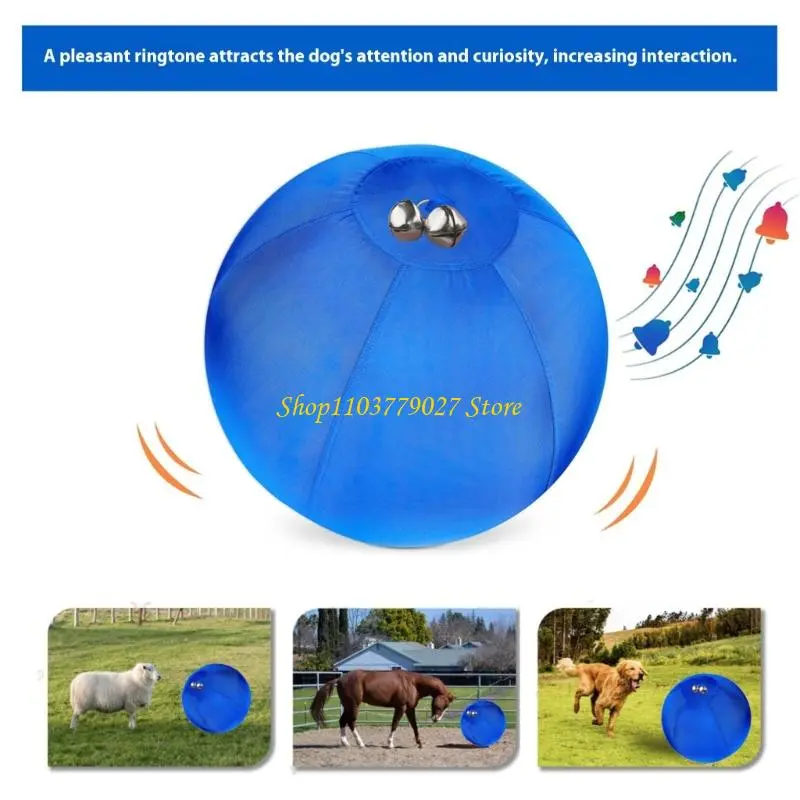 C4DF Dog Herding Ball Interactive Inflatable Toy For Dog Encouraging Exercise and Outdoor Game Fun Bouncy Toy
