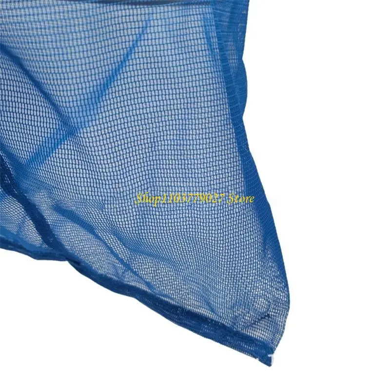 C4DF Efficient Pool Skimmer with Fine Mesh for Catching Small Debris Swimming Pool Debris Removal Tool Aluminum Handle Net