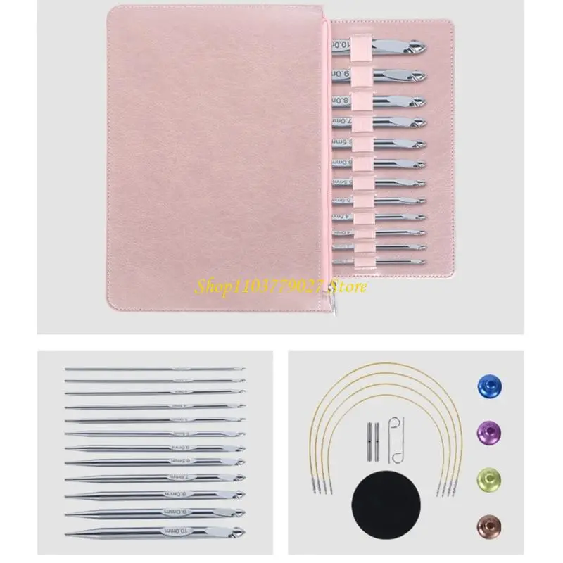 C4DF Afghan Crochet Hook with Cable 3.0mm-10mm for Knitting Tunisian Knitting Needle