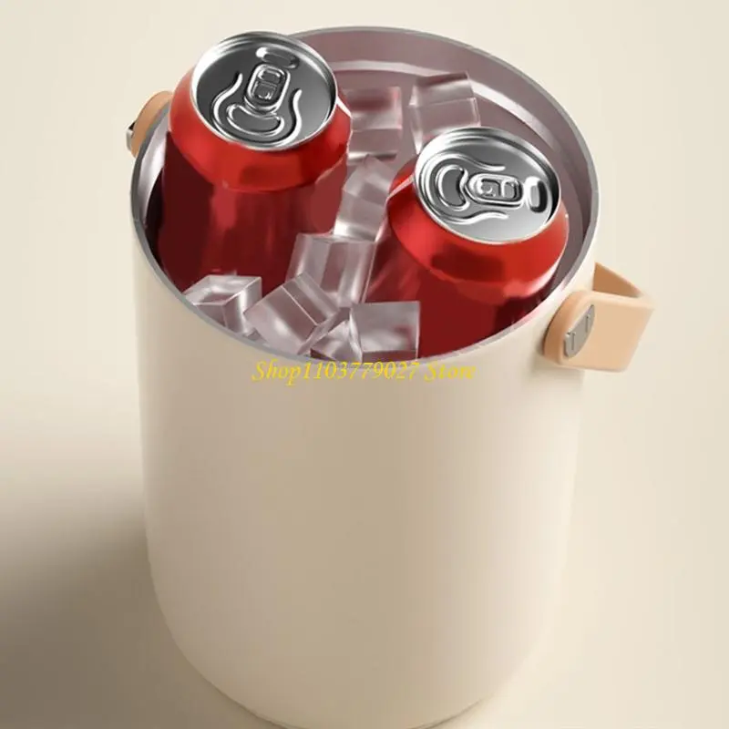 C4DF Bentos Lunch Box with Handle Large Capacity Stainless Steel Insulated Container with Stackable Compartment