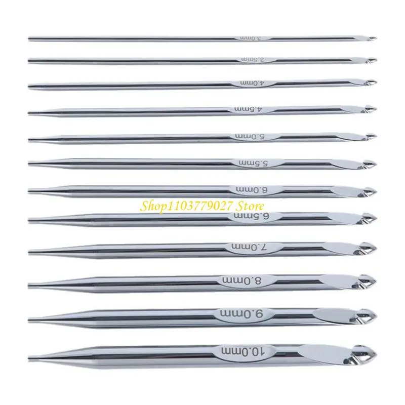 C4DF Afghan Crochet Hook with Cable 3.0mm-10mm for Knitting Tunisian Knitting Needle