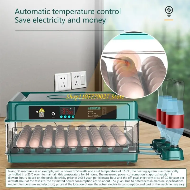 C4DF Efficient Eggs Turner Large Capacity Automatic Eggs Incubator With Constant Temperature Control And Easy to Clean Design