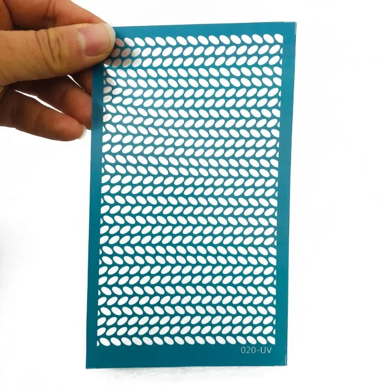 Y1UB Silk Screen Stencils Geometric Reusable Silkscreen Print for DIY Earrings