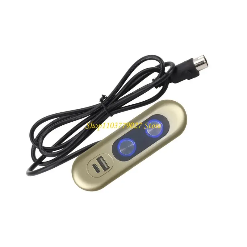 C4DF Electric Sofa Recliner 2 Button Hand Control Switches Chair Lift Controller