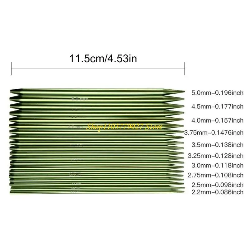 C4DF Interchangeable Circular Knitting Needle Set Size 2.2-5.0mm for Craft Knitting