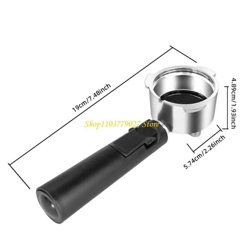 C4DF 51mm Espresso Filter Basket Household 3 Ear Portafilter Coffee Machine Parts
