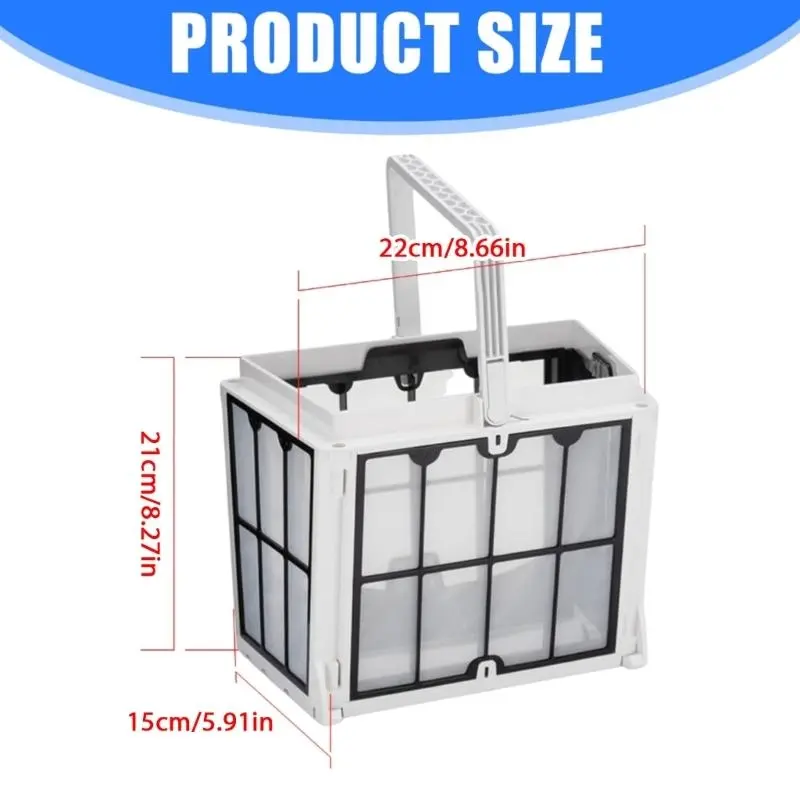 C4DF Replacement Skimmer Basket for Mostly Series Pool Vacuums Fine Mesh Filtration System Filter Basket Replacement