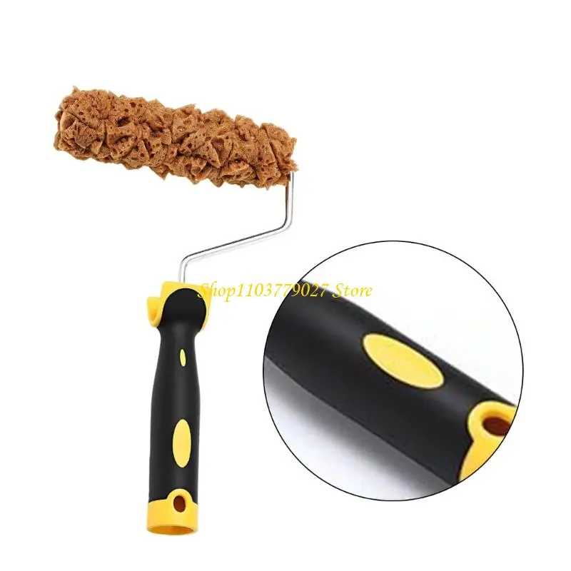 C4DF Multipurpose 3Pieces Paint Roller Set Featuring Sturdy Plastic 6Inch Rollers for Interior Wall Applications Daily Use