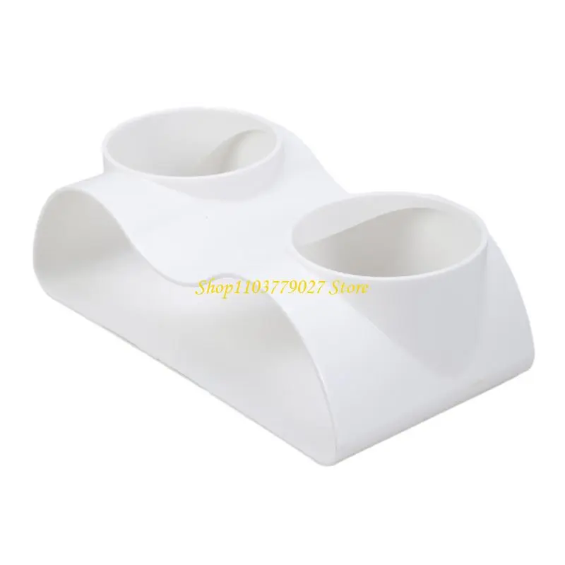 C4DF Creative Aquariums Decorative Tunnel Cave with Double Hole Design for Home and Office Fishtanks Underwater Landscape