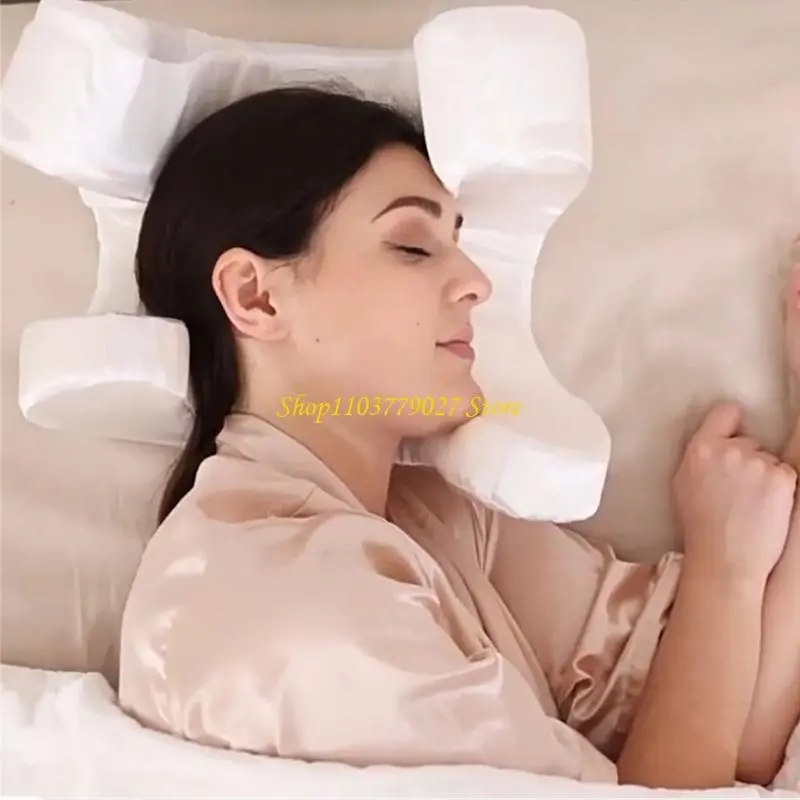 C4DF AntiAging Beauty Pillows Memory Foam Face Pillows for Reducing Wrinkles