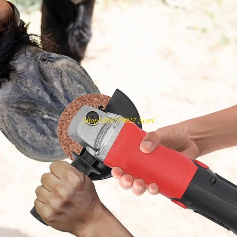 C4DF Durability Hoofs Trimming Disc Multipurpose Hoofs Trimming Grinding Wheel for Horses Cattle Goat and Sheep