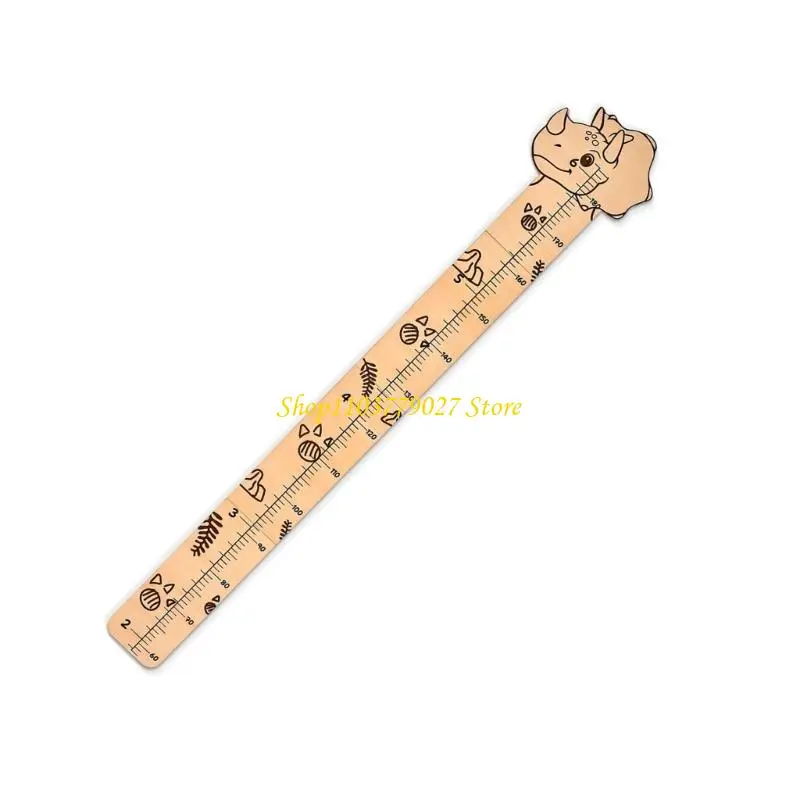 C4DF Waterproof Cartoon Growth Chart Decal for Kids Room Decors and Height Tracking