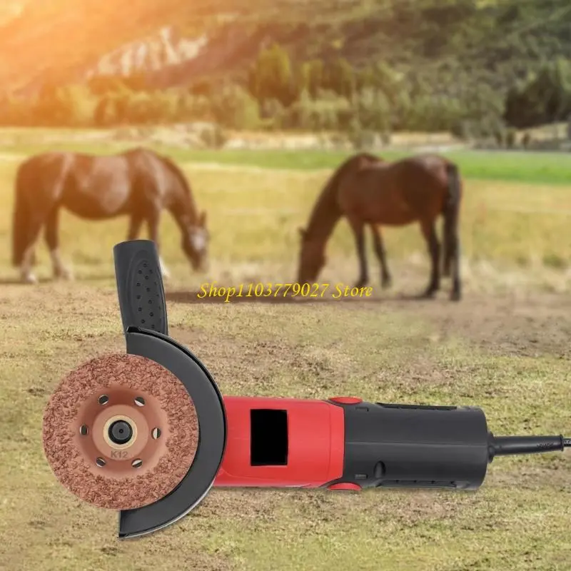 C4DF Durability Hoofs Trimming Disc Multipurpose Hoofs Trimming Grinding Wheel for Horses Cattle Goat and Sheep