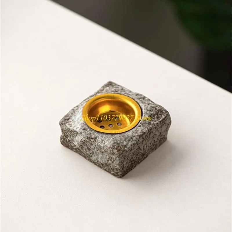 C4DF Durability Granites Incenses Holder Classical Finish Incenses Burners Perfect for Enhancing Home Ambiances and Comfort